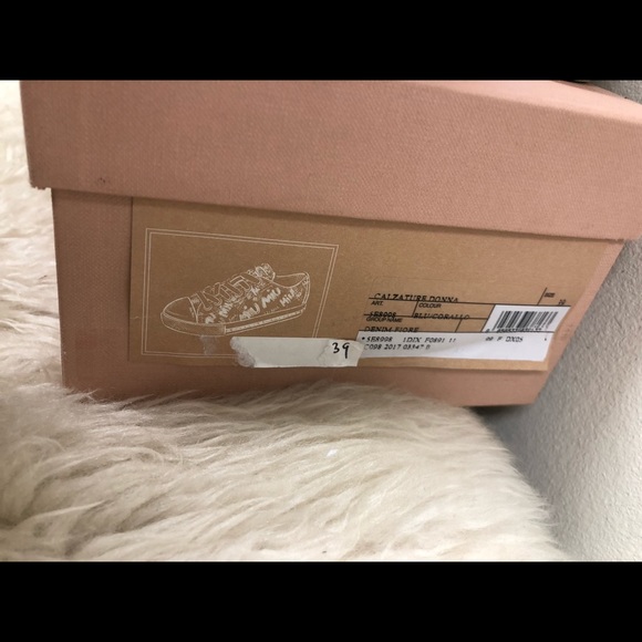 Miu Miu Floral Denim lace up sneakers trainers 39 - Picture 7 of 8